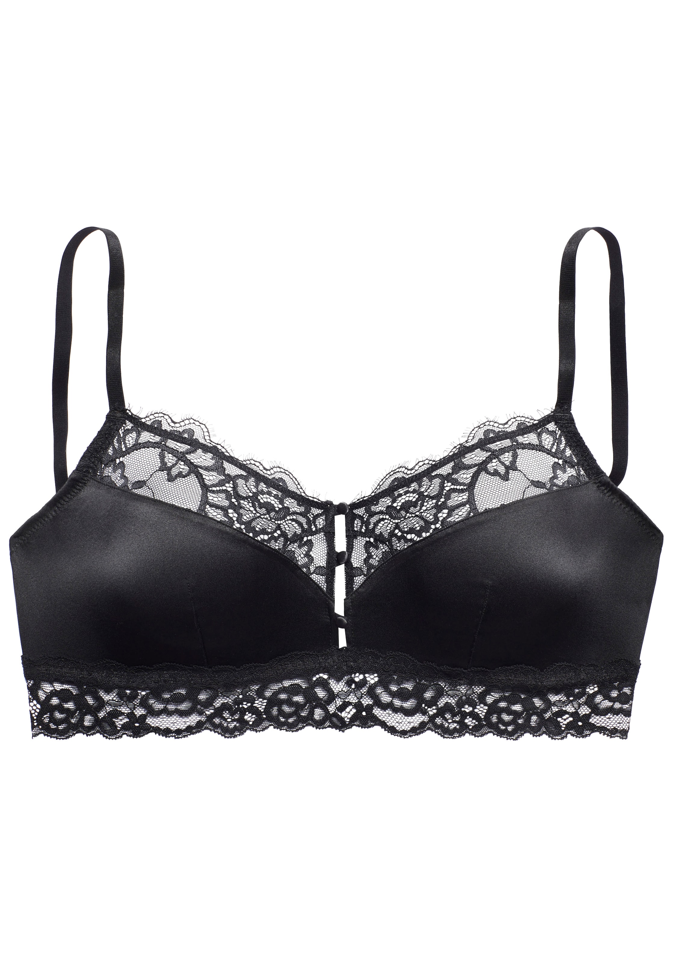 LASCANA Bralette Bra in Black: front