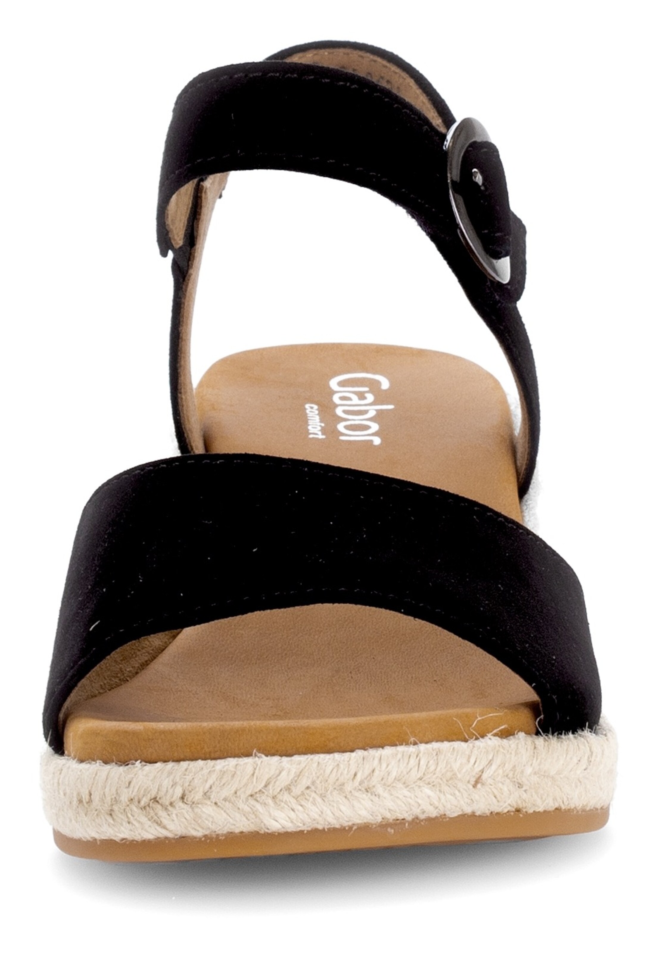 GABOR Strap Sandals in Black