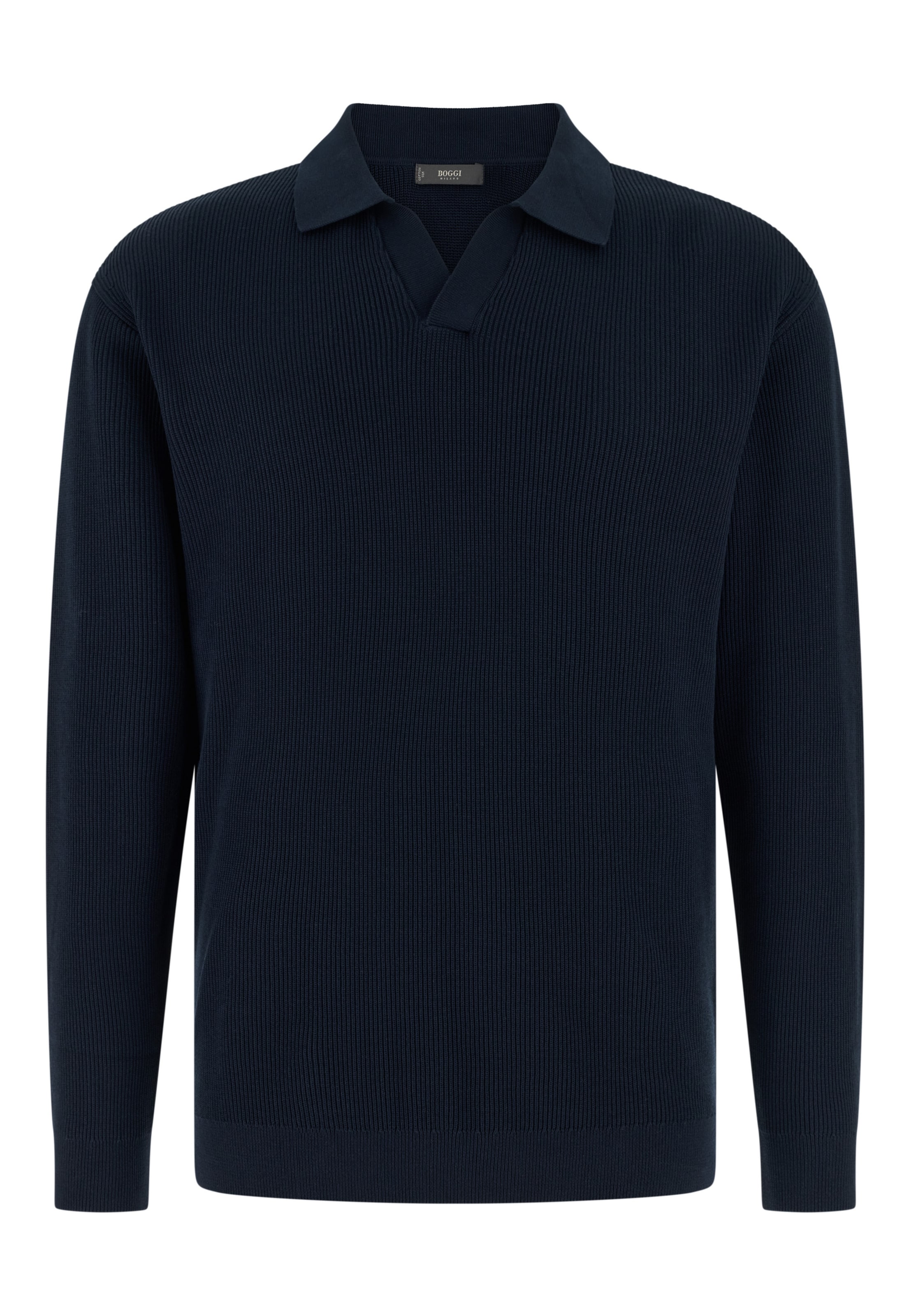 Boggi Milano T-Shirt en bleu marine, Vue avec produit