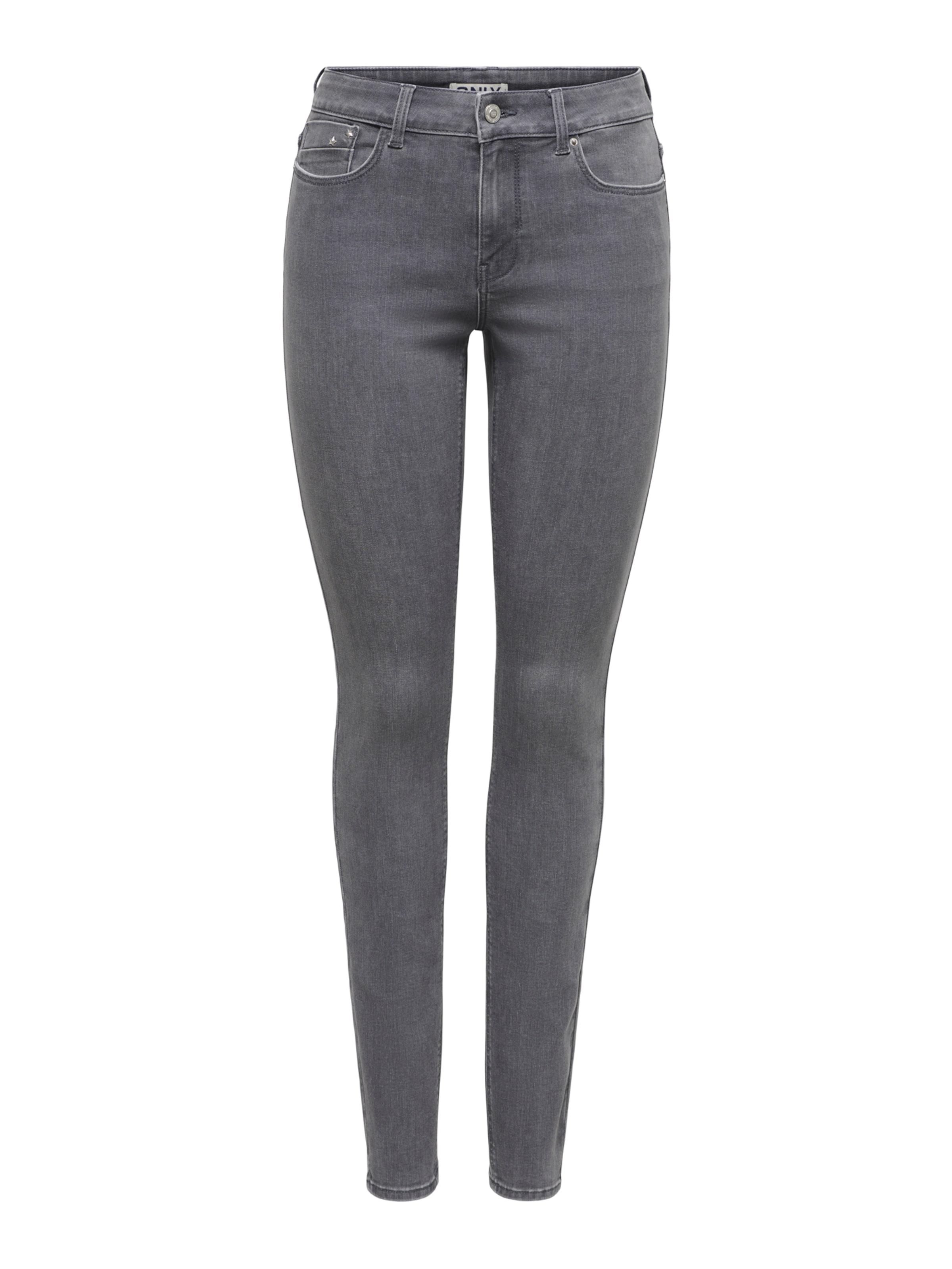 ONLY - Skinny Vaquero 'ONLWAUW' en gris: frente