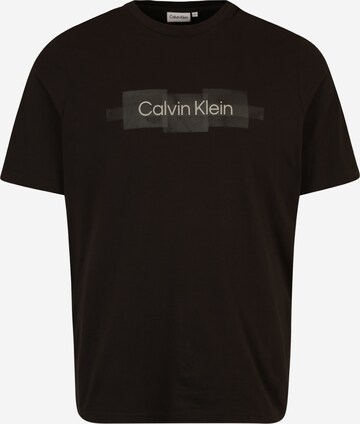 Calvin Klein Big & Tall Tričko - Čierna: predná strana