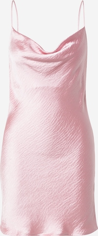 Gina Tricot Коктейльное платье в Ярко-розовый: спереди