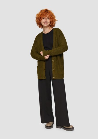 QS Gebreid vest in Groen