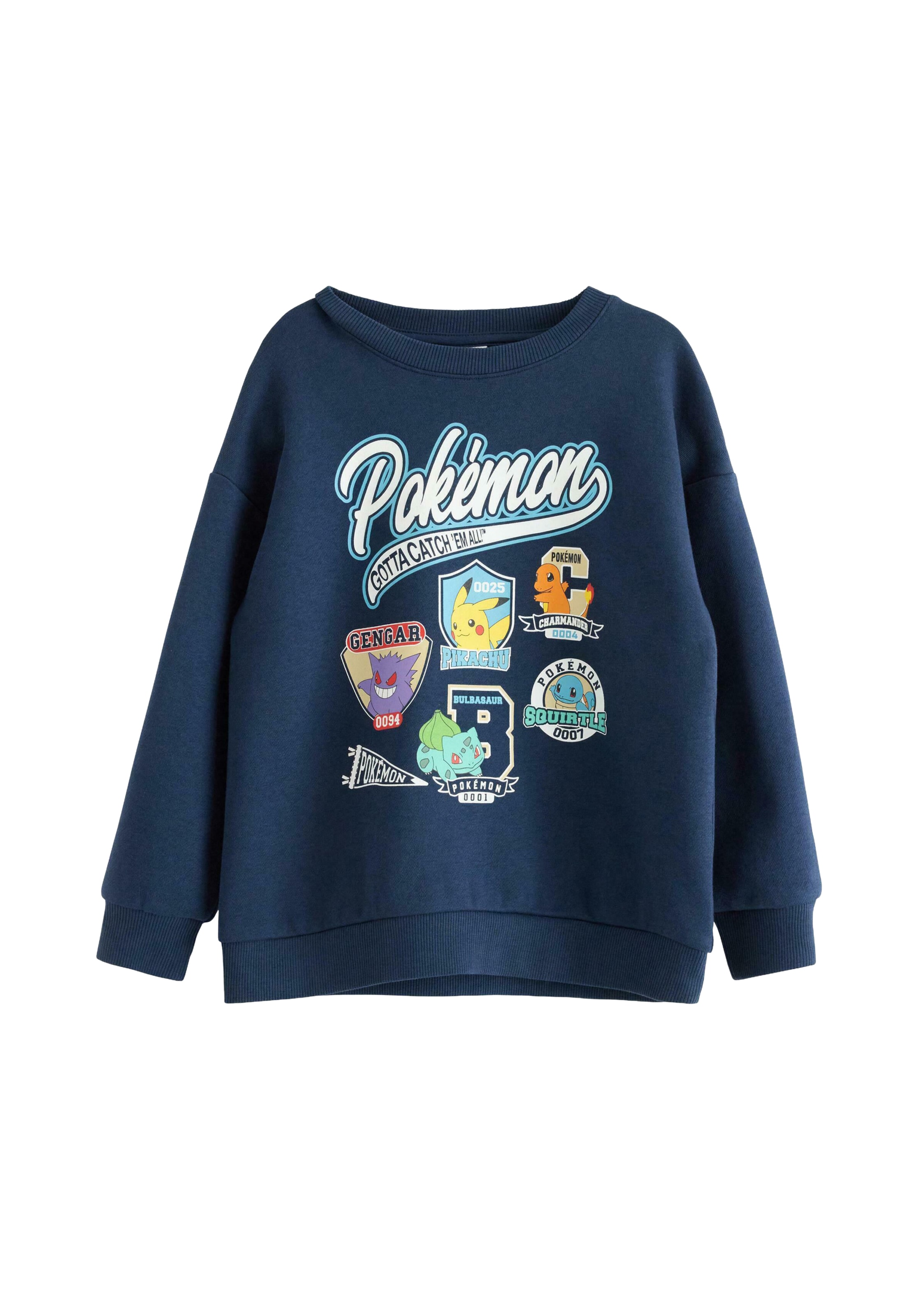 LindexSweater majica 'Pokemon' - plava boja: prednji dio