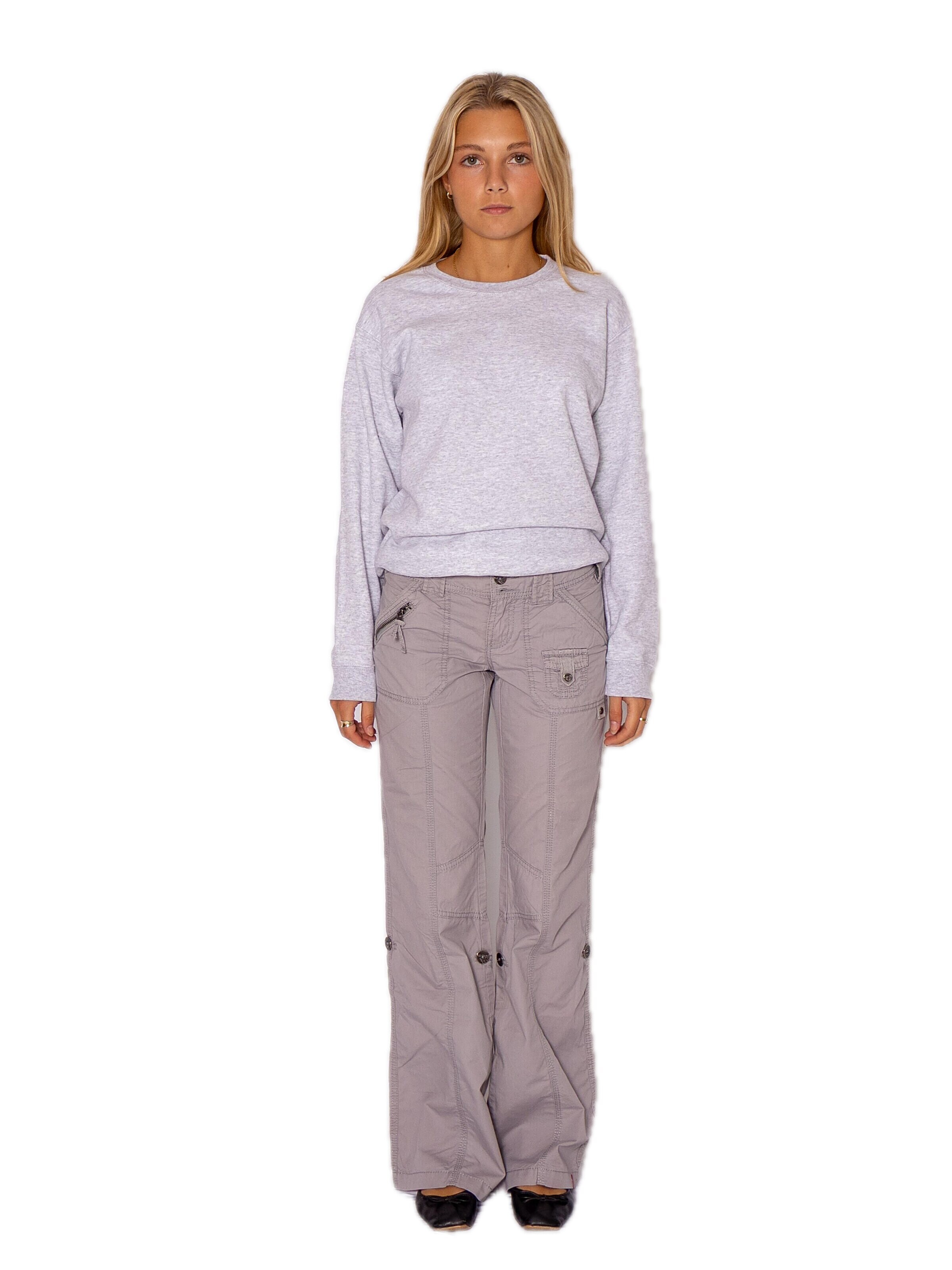 Felpa 'Crewneck sweatshirt' di FRUIT OF THE LOOM in grigio