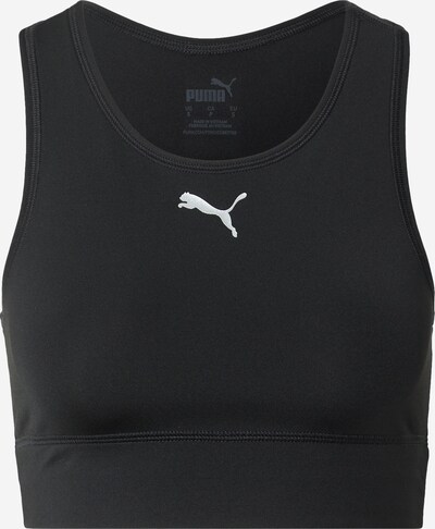 PUMA Sport-BH in schwarz / weiß, Produktansicht