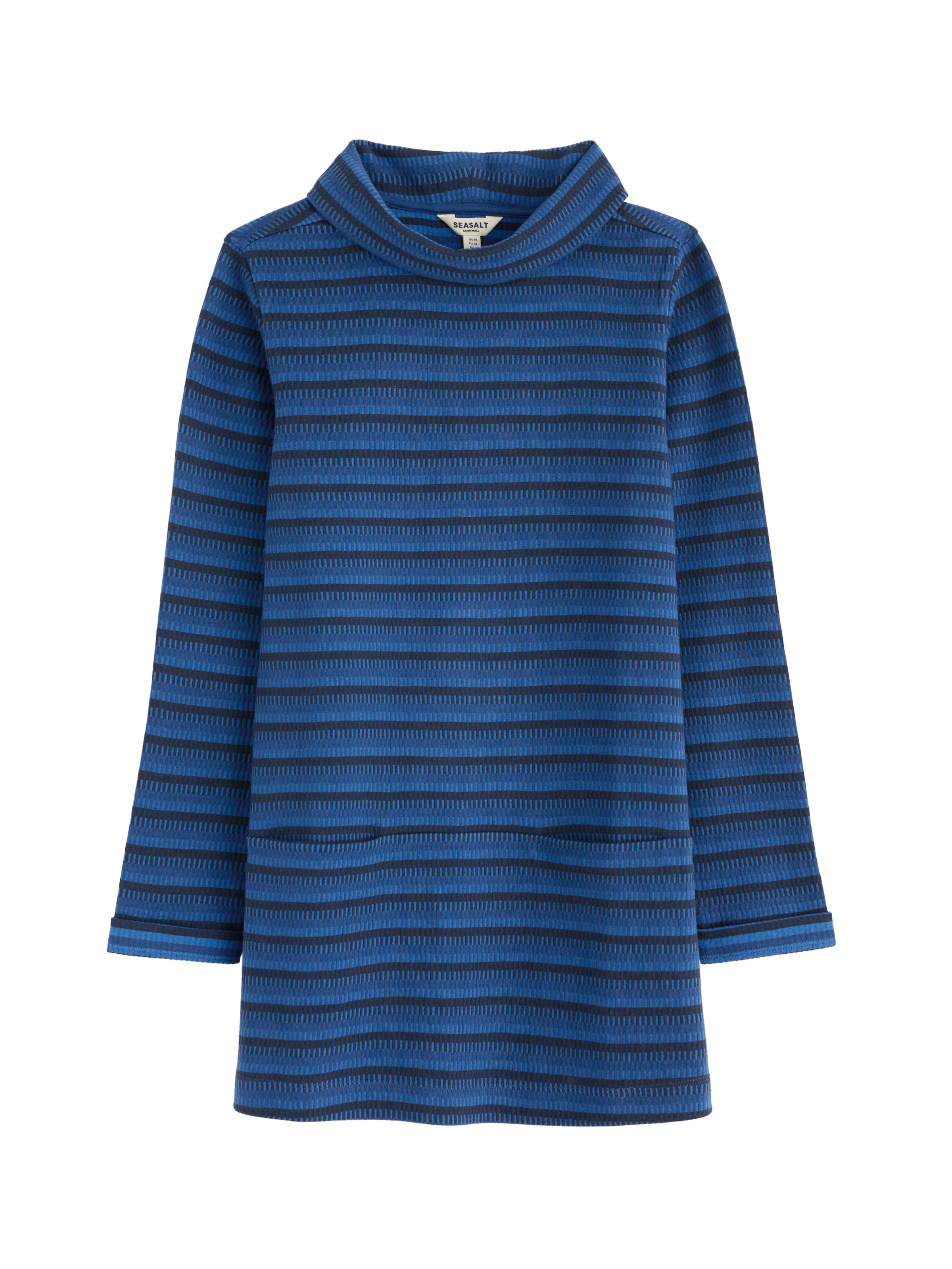 Seasalt Cornwall Collegepaita värissä sininen: etupuoli