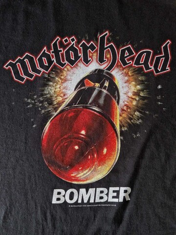 Motörhead - Camiseta 'Motörhead Bomber T-Shirt' en negro