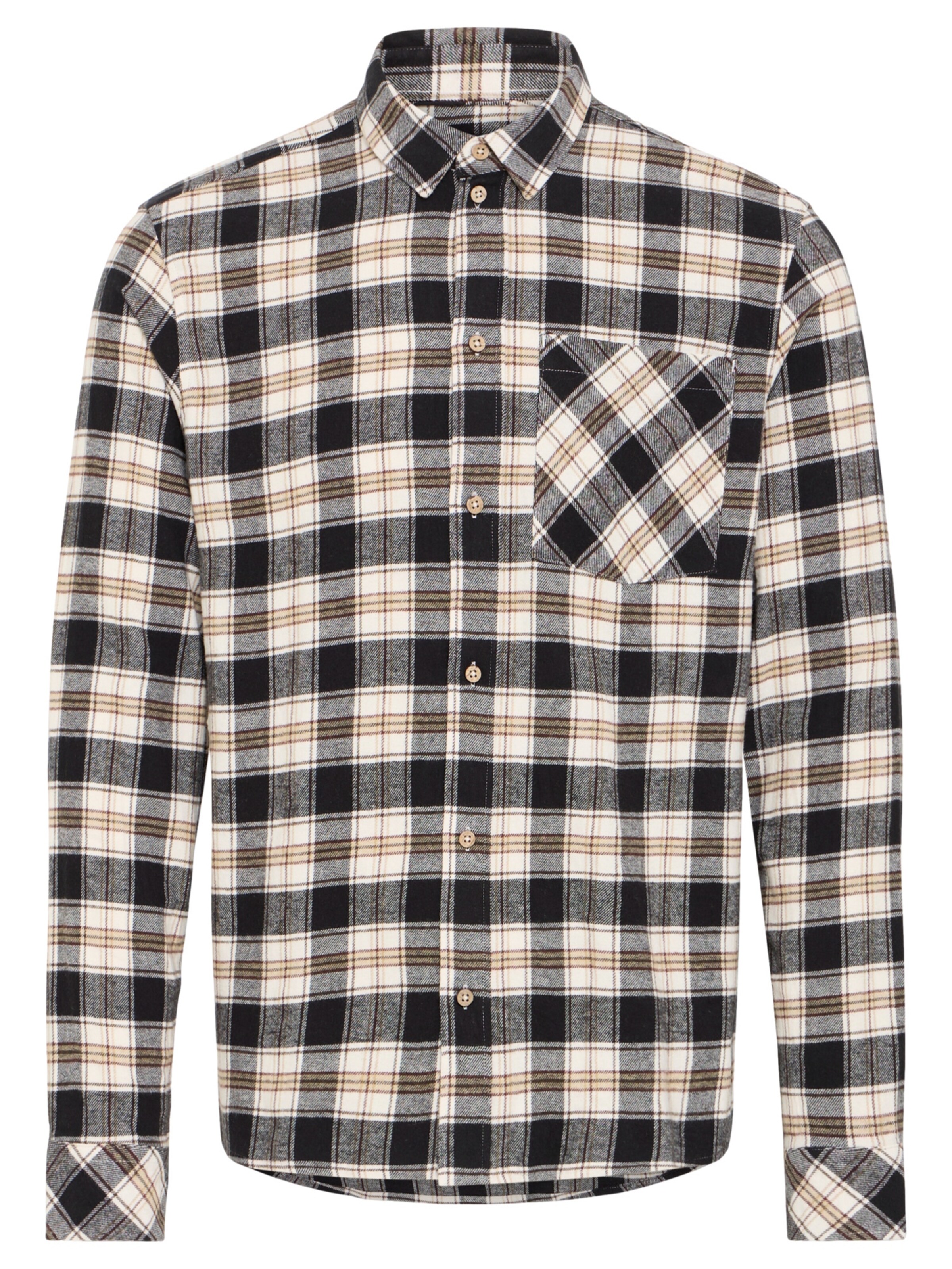 !Solid Hemd 'Steve' in Schwarz: Vorderseite