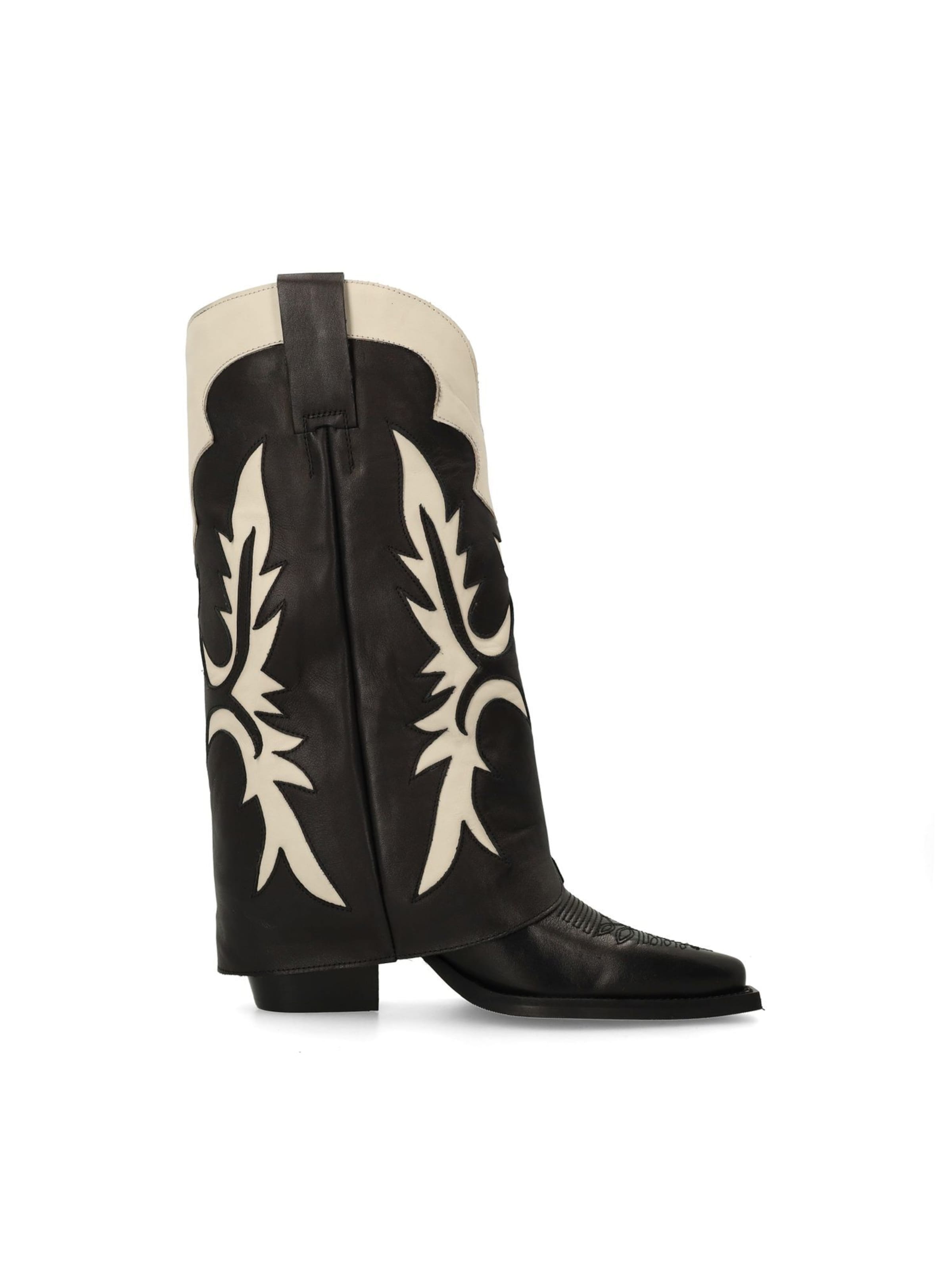 Bottes de cowboy SACHA en noir