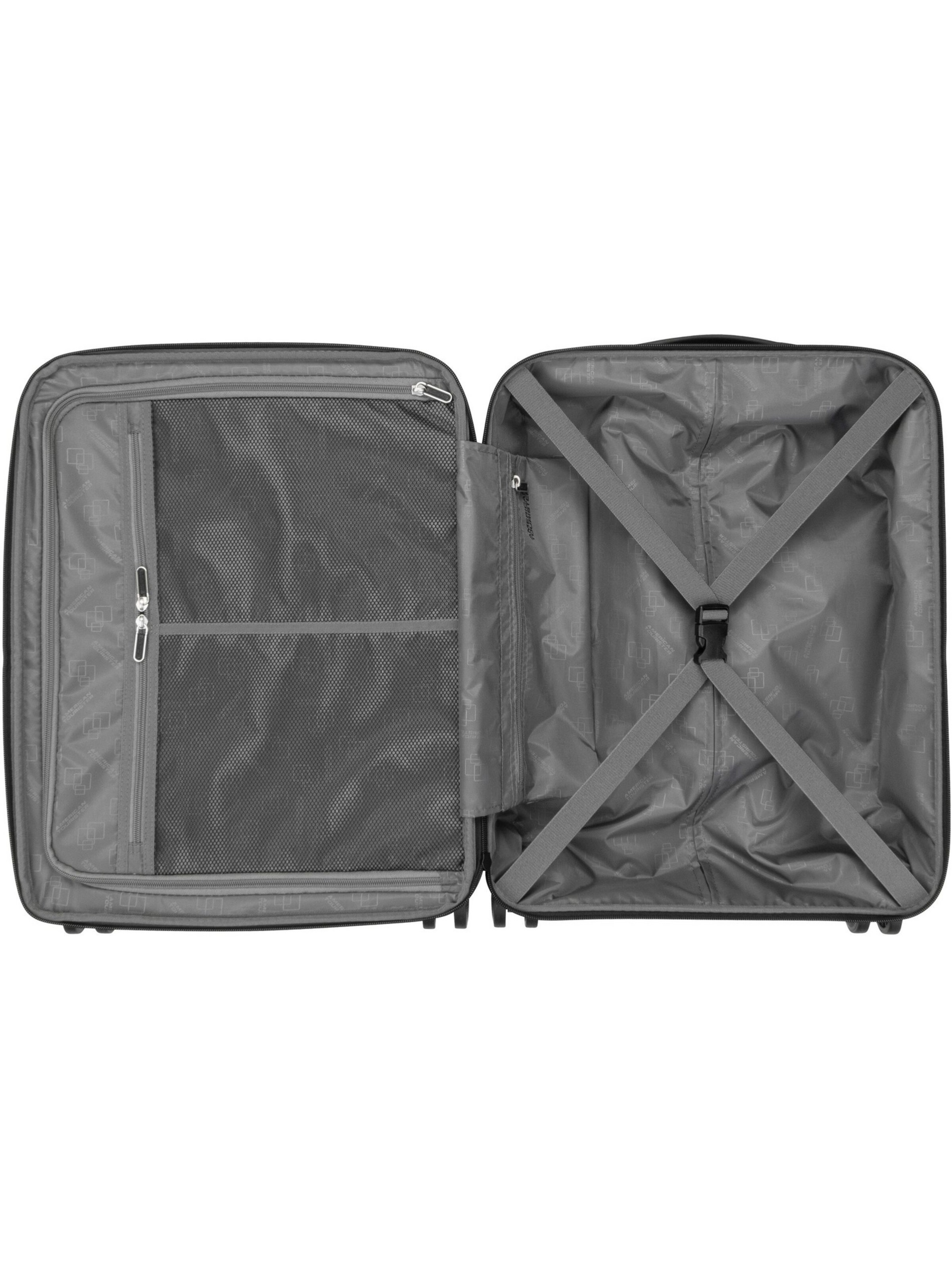 American Tourister Cart 'Dashpop Spinner 55 EXP' in Black