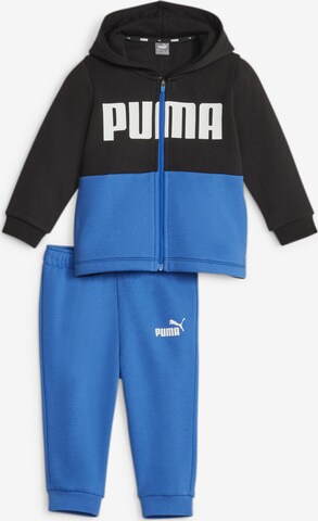 PUMA Joggingpak in Blauw: voorkant