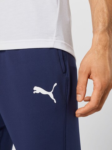 PUMA Slimfit Sporthose in Blau