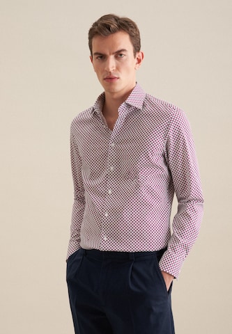 SEIDENSTICKER Slim fit Business Shirt 'SMART PERFORMANCE' in Pink