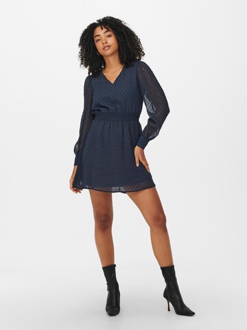 Robe-chemise 'LAURENCE' ONLY en bleu