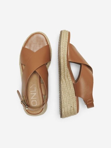 ONLY Sandal 'Minerva 2' i brun