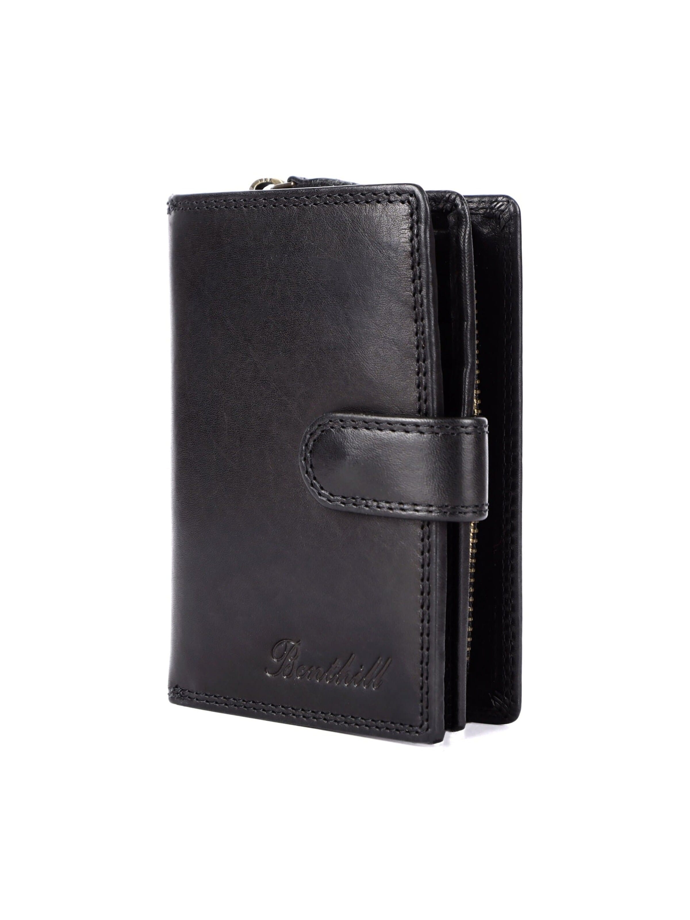 Benthill Wallet in Black: front