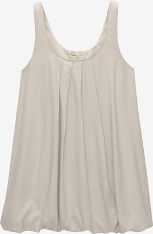 Pull&BearLjetna haljina - bež boja: prednji dio