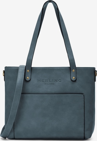 Herling Shopper 'Mauer' in Blue: front