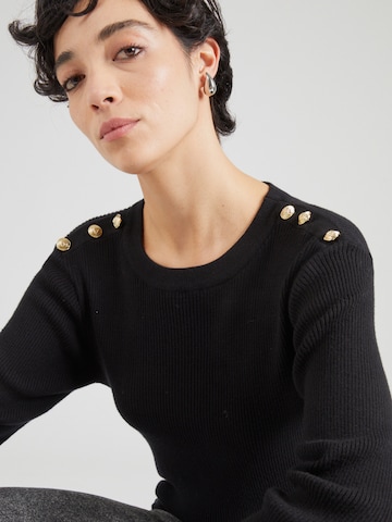 VILA Sweater in Black