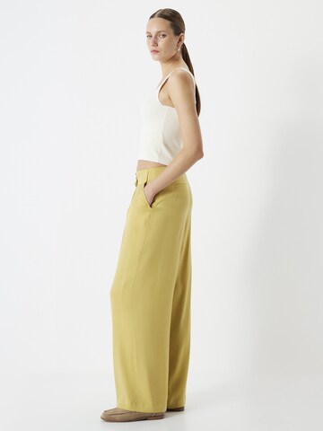 Wide Leg Pantalon Ipekyol en jaune