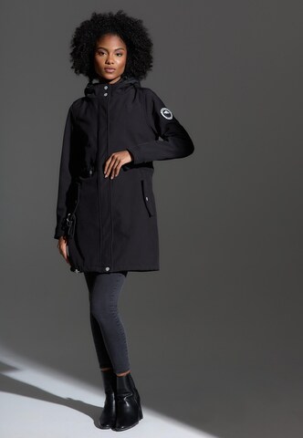 Manteau fonctionnel MARIKOO en noir