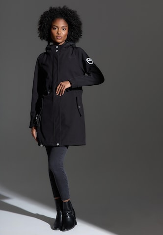 Manteau fonctionnel MARIKOO en noir