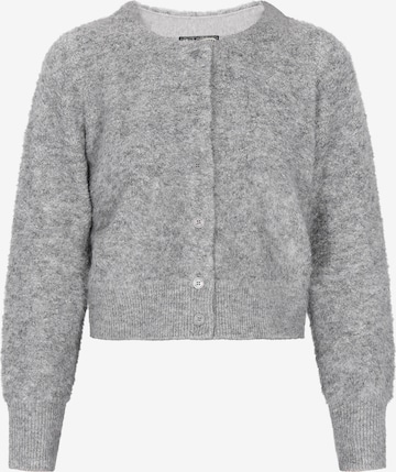 pelēks DreiMaster Vintage Adīta jaka: no priekšpuses