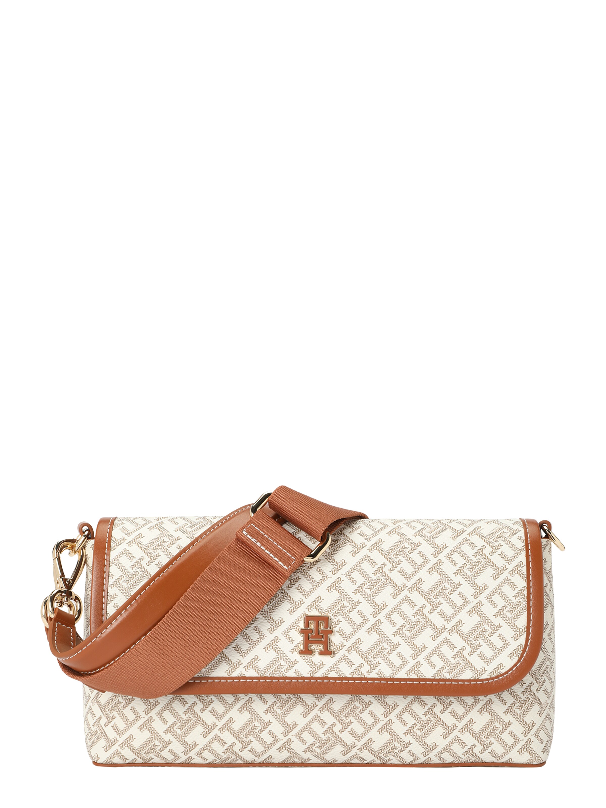 TOMMY HILFIGER Shoulder Bag in Beige / Brown / White, Item view