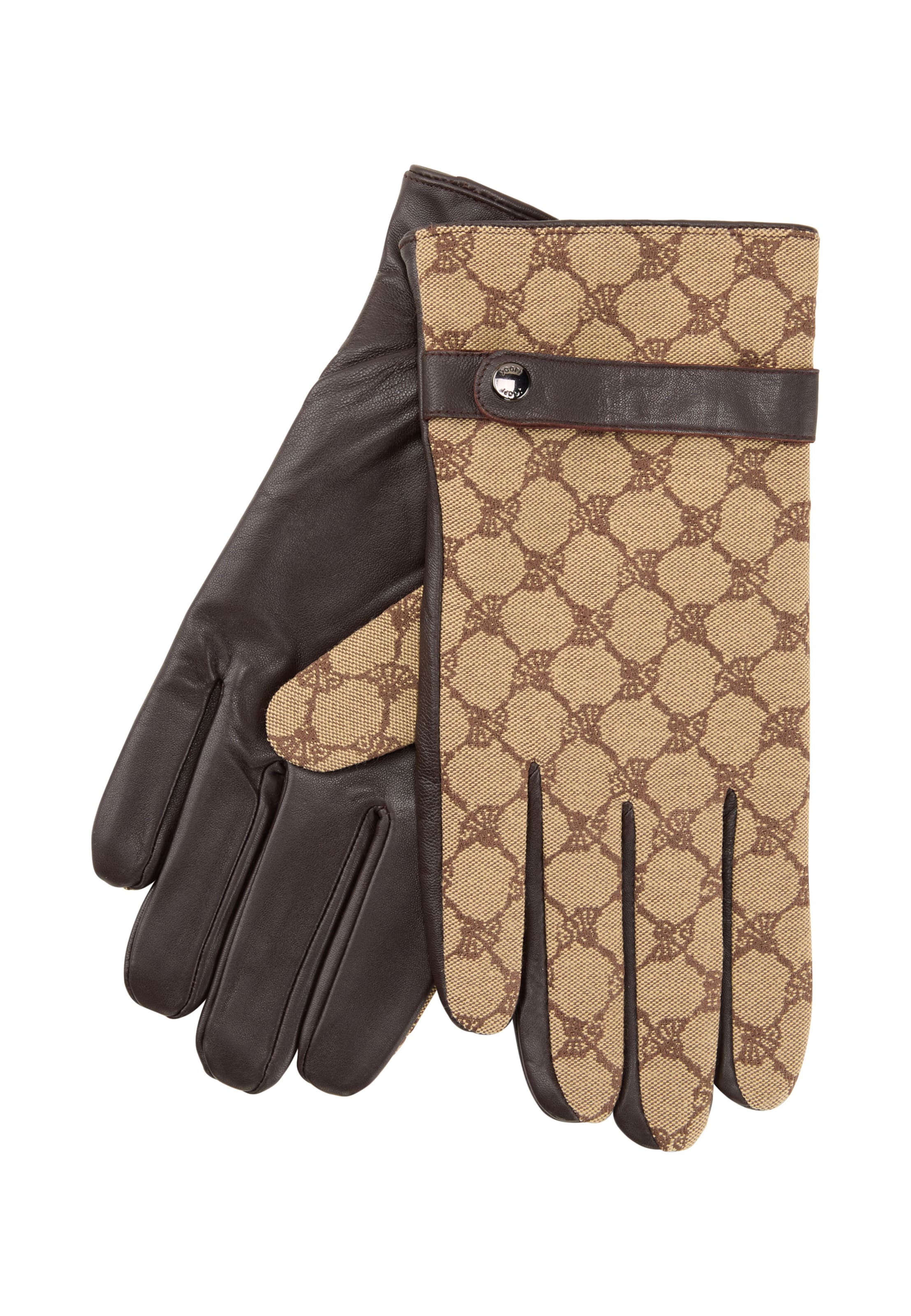 JOOP! Vingerhandschoenen in Beige: voorkant