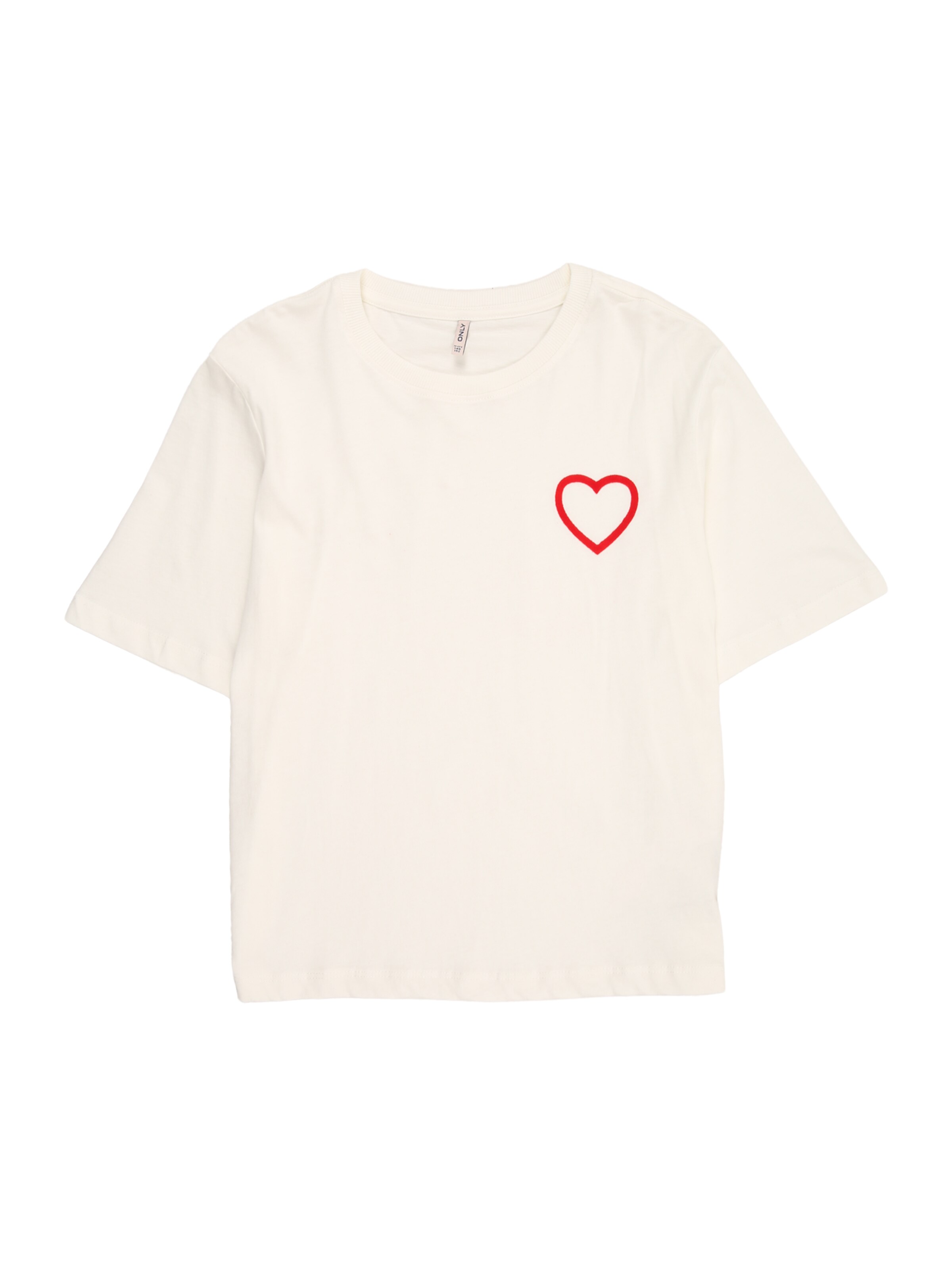 ONLY GIRLS Shirt 'KOGREX' in White: front