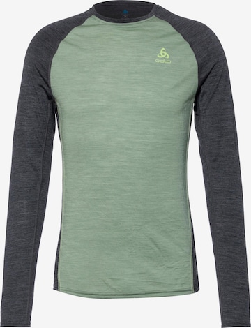 ODLO Performance Shirt 'Natural Performance' in Green: front