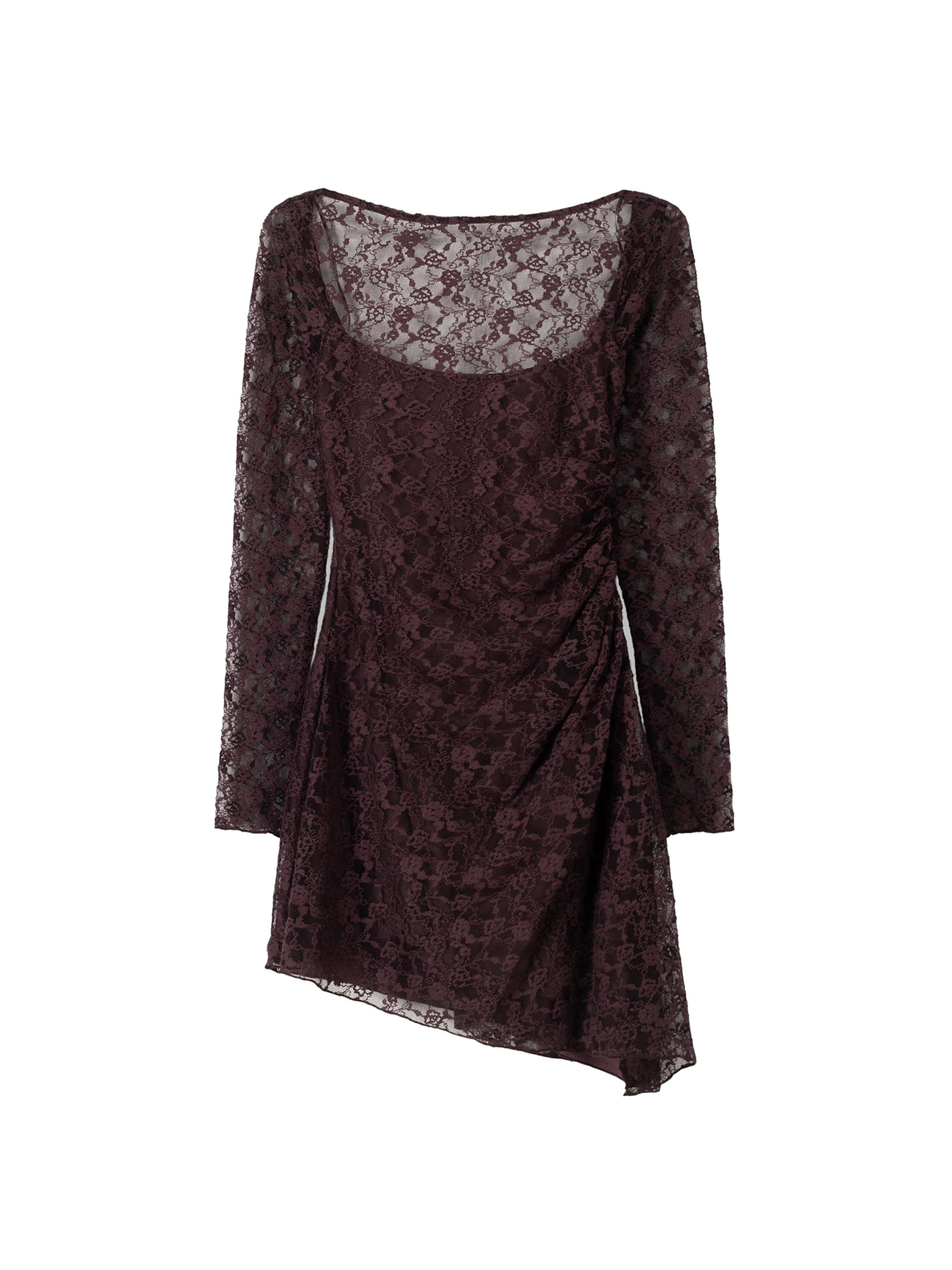 Bershka Šaty – fialová: přední strana