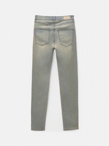 Pull&Bear Skinny Jeansy w kolorze niebieski