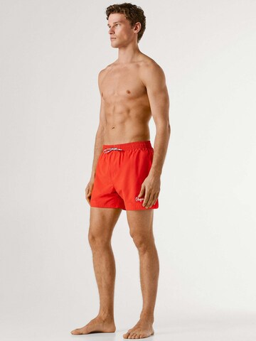 Pepe Jeans Board Shorts in Red