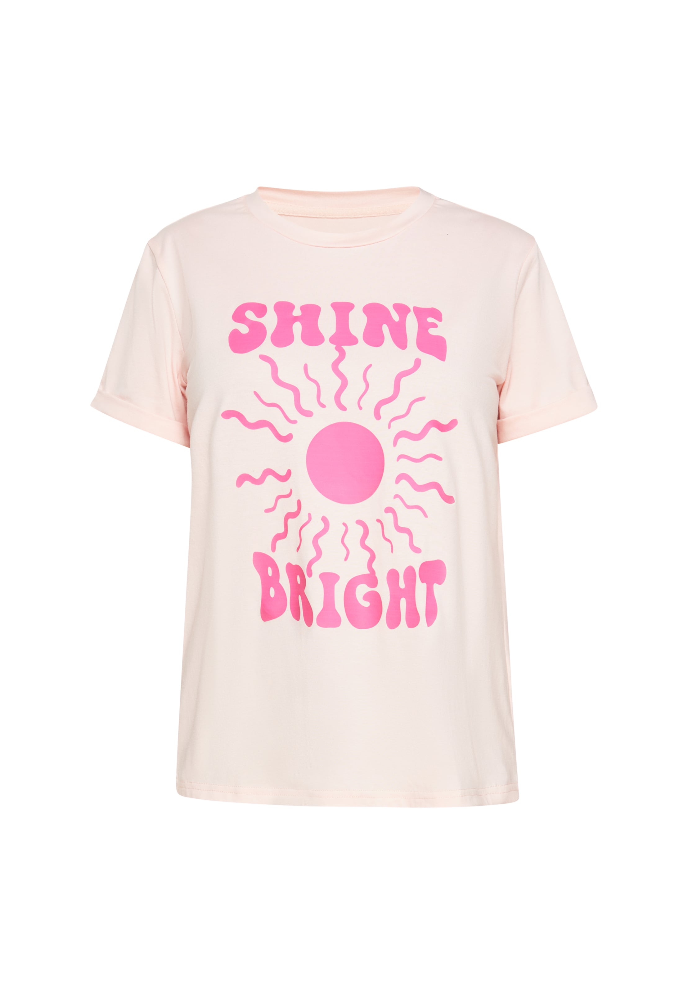 usha BLUE LABEL Shirt in Beige: voorkant