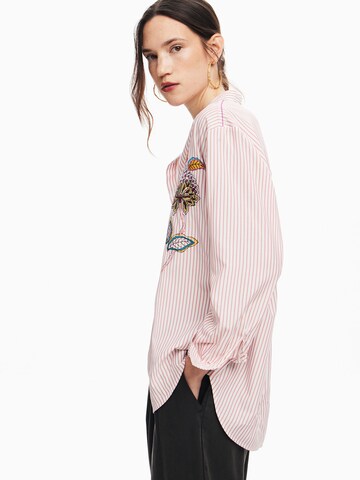 Chemisier Desigual en rose