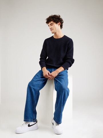 INDICODE JEANS Sweter 'Hoffvin' w kolorze niebieski