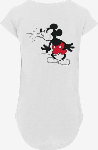 T-shirt 'Disney Mickey Mouse Tongue' F4NT4STIC en blanc