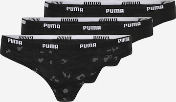 PUMA String in Schwarz: Vorderseite