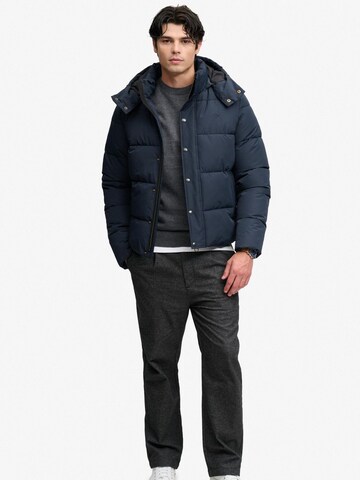 Superdry & Co Wintermantel‌ in Blau