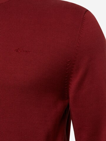 s.Oliver Men Big Sizes Sweater in Red