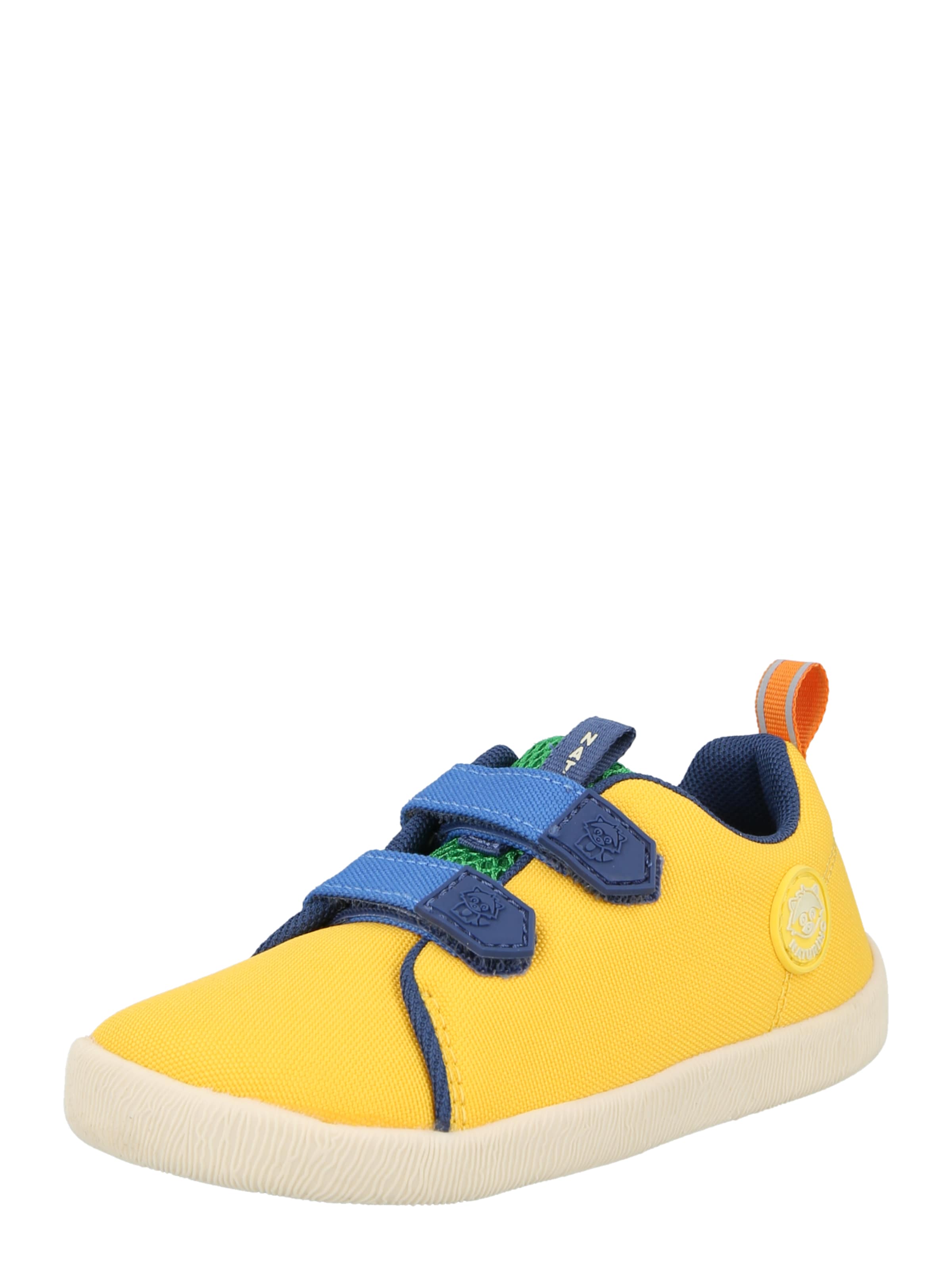 geltona NATURINO Pirmieji vaiko vaikščiojimo bateliai 'YOMPY': priekis