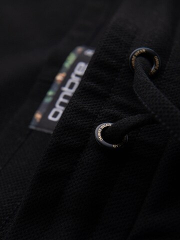 Coupe slim Pantalon Ombre en noir