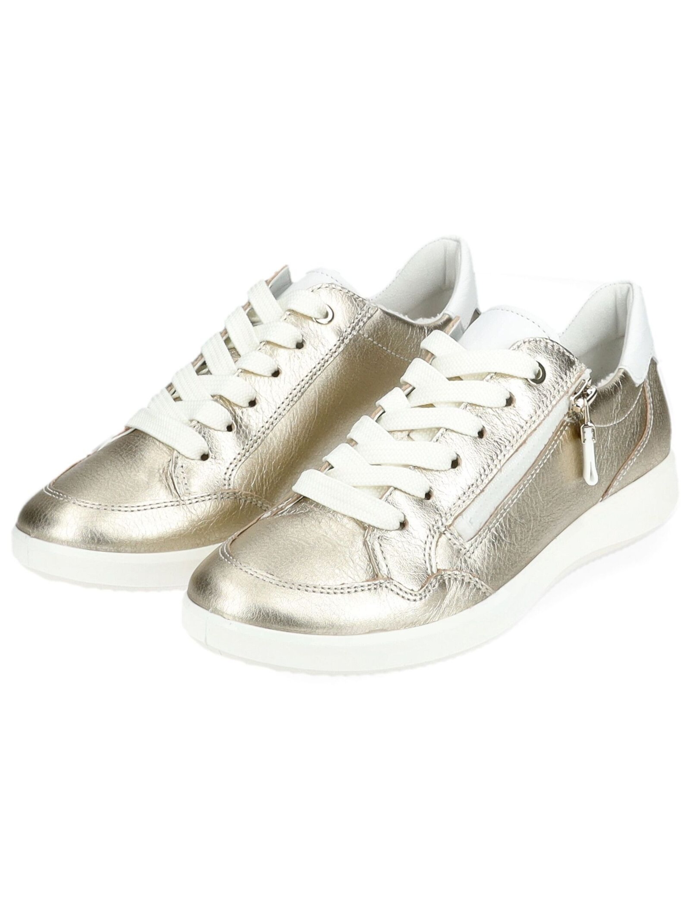 Baskets basses ARA en or