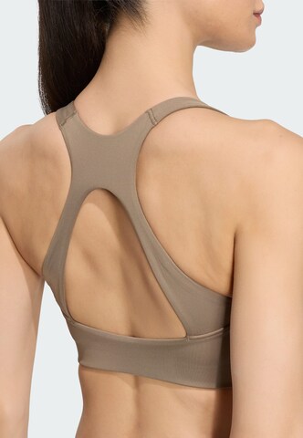 ADIDAS PERFORMANCE - Soutien Bustier Soutien de desporto 'Optime' em verde