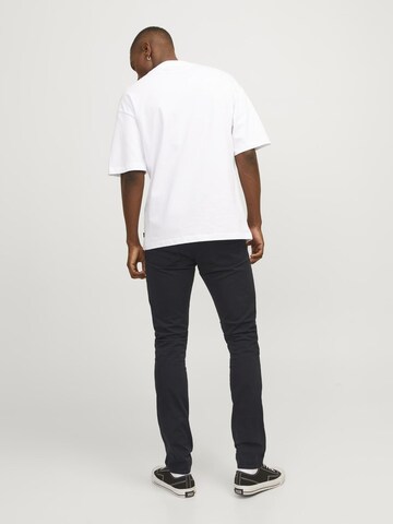 JACK & JONES Slimfit Jeans 'Glen Blaine' in Zwart