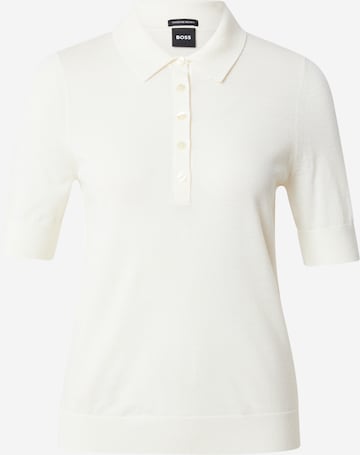 BOSS Neulepaita 'Fidenka' värissä valkoinen: etupuoli