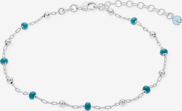 FAVS Fußkette in Silber: Vorderseite