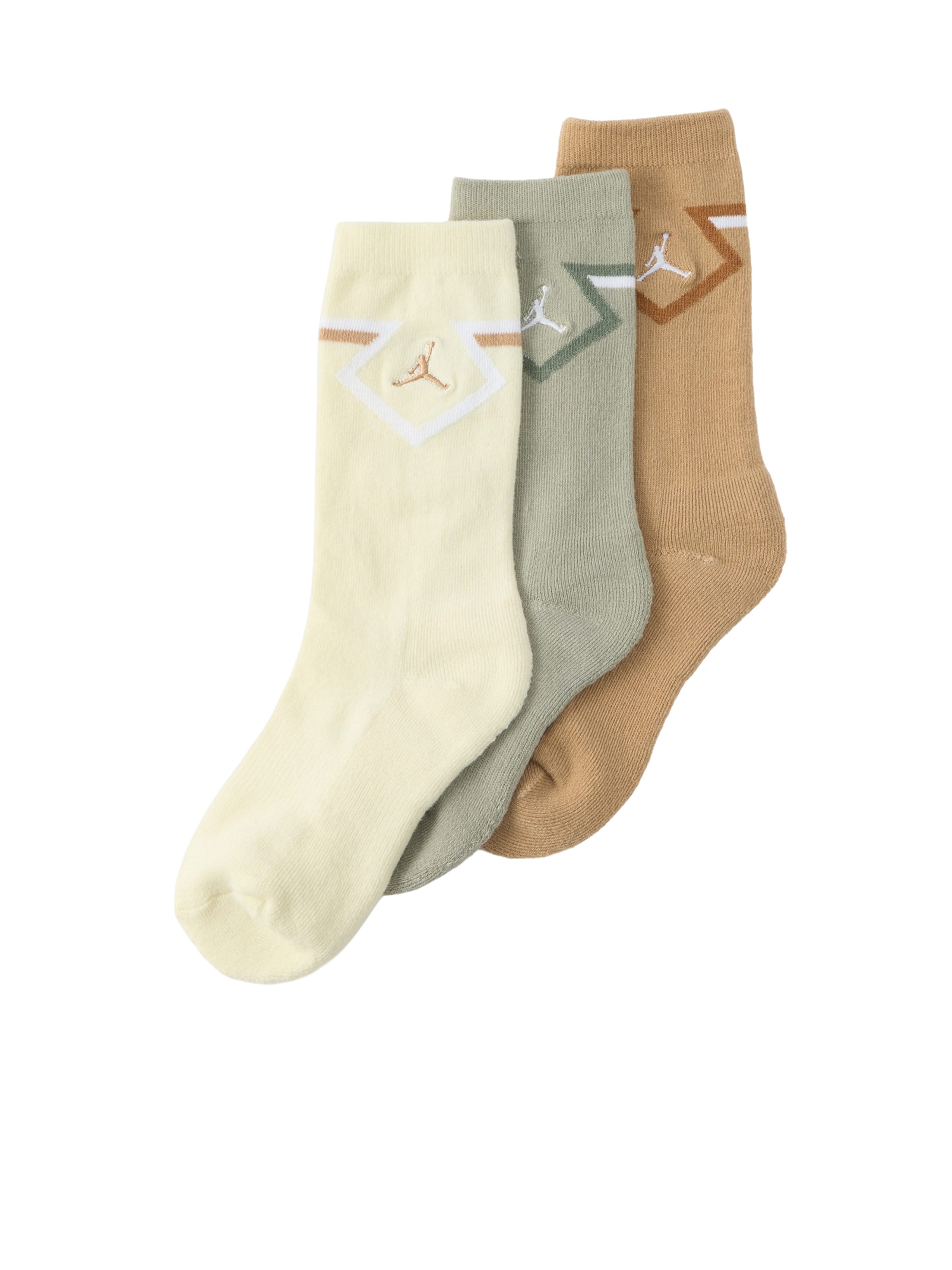 Jordan - Calcetines 'DIAMOND' en beige: frente